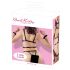 Bad Kitty - set s remenjem i vezom (crni) - L/XL
