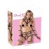 Bad Kitty - crni bondage set grudnjaka i haltera