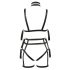 Bad Kitty - crni bondage set grudnjaka i haltera - L/XL
