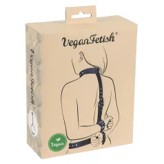 Vegan Fetish - set za vezanje ruku straga - crna