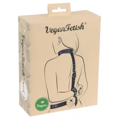 Vegan Fetish - set za vezanje ruku straga - crna