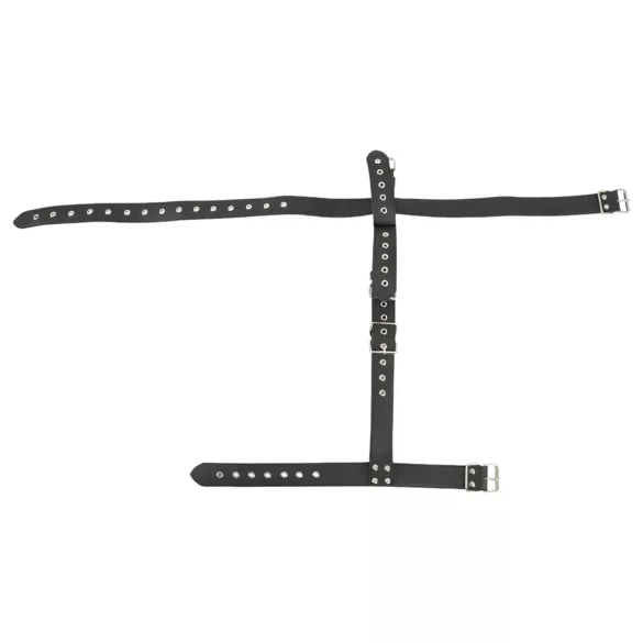 Vegan Fetish - set za vezanje ruku straga - crna