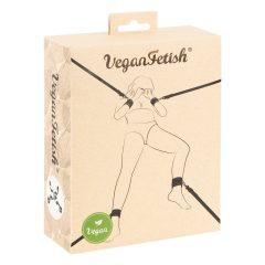 Vegan Fetish - set poveza za krevet (crni)