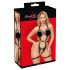 Bad Kitty - otvoreni body pojas (crni)