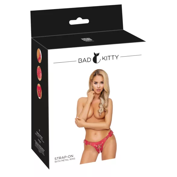 Bad Kitty - donje rublje za strap-on - crveno