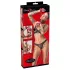 Bad Kitty - bondage set za vezanje - 7 dijelova - crvena