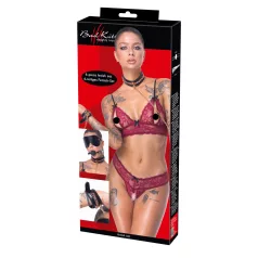Bad Kitty - bondage set - 6 dijelova - crna