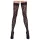 Cottelli Legwear - čarape do bedara s leopard uzorkom - crne - 3