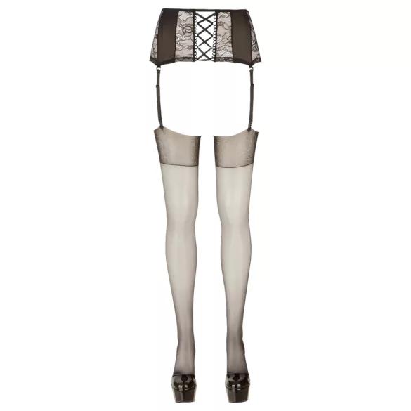 Cottelli - svilenkaste crne čarape - 2/S