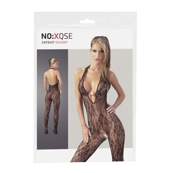 NO:XQSE - Čipkasti kombinezon s ukrasom od perlica - L/XL