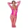 Cottelli - mrežasti bodystocking - ružičasta - S-L