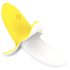 Banana vibrator: snažan, vodootporan, u žuto-bijeloj boji!