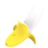 Banana vibrator: snažan, vodootporan, u žuto-bijeloj boji!