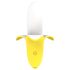 Banana vibrator: snažan, vodootporan, u žuto-bijeloj boji!