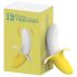 Banana vibrator: snažan, vodootporan, u žuto-bijeloj boji!
