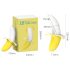 Banana vibrator: snažan, vodootporan, u žuto-bijeloj boji!