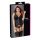 Cottelli Plus Size - crni prilagodljivi top s podvezicom