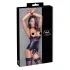 Cottelli Bondage - Sjajni grudnjak s ovratnikom - crni - XL