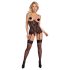 Cottelli - otvoreni top s perlama (crni) - M