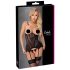 Cottelli - otvoreni top s perlama (crni) - M
