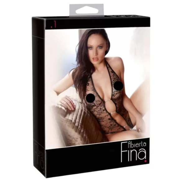 Abierta Fina - Čipkasti bodi - sjajni detalji