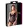 Cottelli - Baršunasti, podesivi crni body - 80B/M