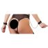 Cottelli Bondage - otvoreni body s lancima (crni)