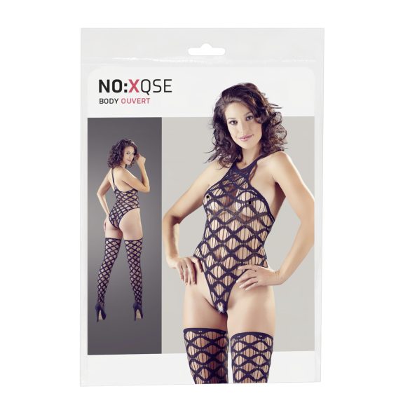 NO:XQSE - valoviti bodi i set čarapa - crna (S-L)