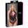 Cottelli Plus Size - cvjetni body (crno-ljubičasti) - 2XL