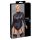 Cottelli Bondage Plus Size - čipkasti body s dugim rukavima (crna) - 2XL