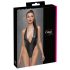 Cottelli Party - sjajni, halter body (crni) - L