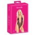 Kissable - ružičasti vezni body (crni) - L/XL