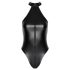 Noir - sjajni body s halter naramenicama (crni)