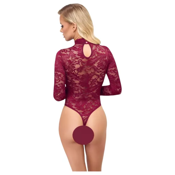 Cottelli - prozirno čipkasto tijelo (crveno)