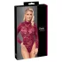 Cottelli - prozirno čipkasto tijelo (crveno)