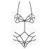 Obsessive - ukrasni body pojas (crni) - S/M