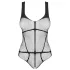 Obsessive - necc body s otvorima - prozirno crno - S-L