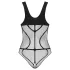 Obsessive - necc body s otvorima - prozirno crno - S-L