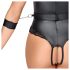 Cottelli Bondage - otvoreni body s naglaskom na grudi (crna) - M