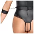 Cottelli Bondage - otvoreni bodi s izrezima na grudima - crna - M