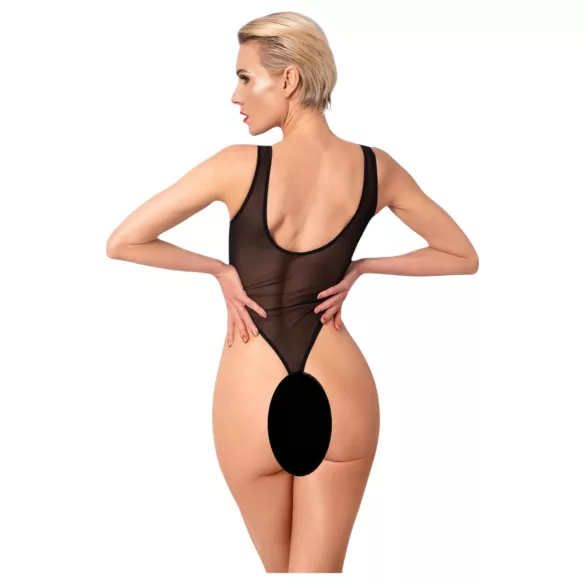 Noir - prozirni body (crni) - L