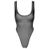Noir - prozirni body (crni) - L