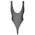 Noir - prozirni body (crni) - L
