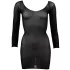 NO:XQSE - Bodystocking s dugim rukavima - prozirna crna (S-L)