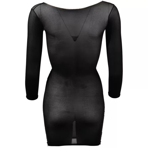 NO:XQSE - Bodystocking s dugim rukavima - prozirna crna (S-L)