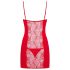 Obsessive Heartina - spavaćica i tanga (crvena) - L/XL