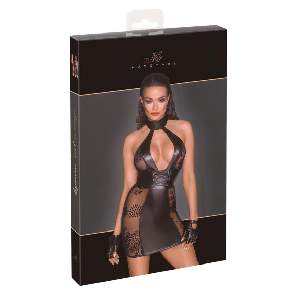 Noir - Crna Mini Haljina na Vezanje - M
