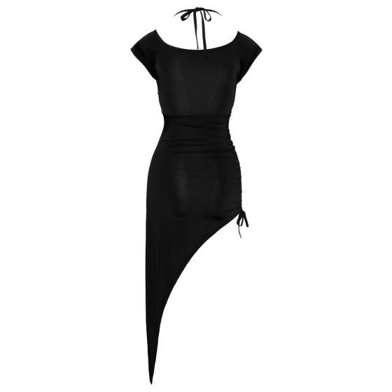 Cottelli Party - haljina s asimetričnim prstenom (crna) - M