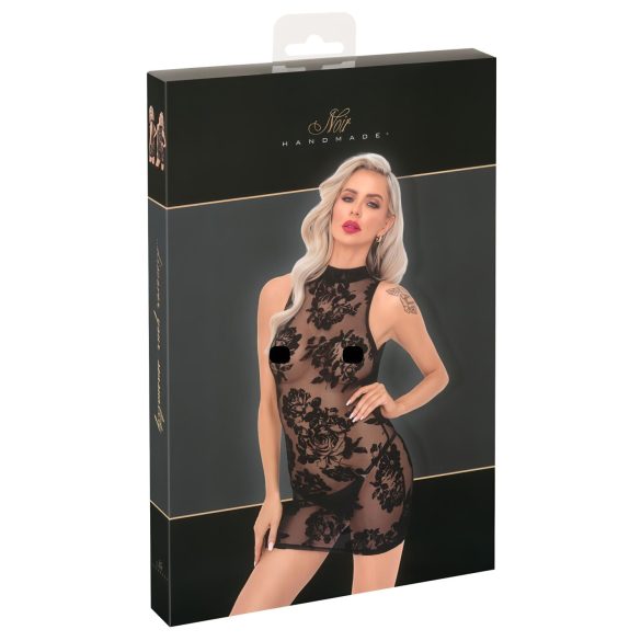 Noir - ružičasta, bez rukava mini haljina (crna) - M