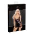 Noir - Mini haljina s prozirnim stranama (crna) - M
